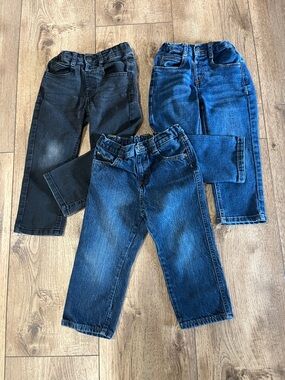 Kids Denim Jeans - Blue and Black - Wrangler